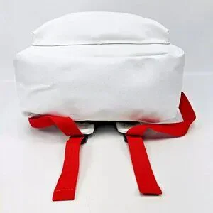Sanrio Hello Kitty Backpack 16” White Leather Big Face with Gold Zipper Hello Kitty | Bags | Sanrio Hello Kitty Backpack 6 White  main image 4